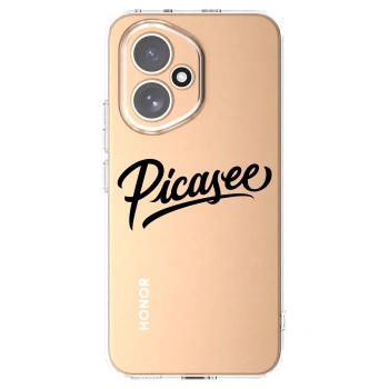Picasee átlátszó szilikon tok az alábbi mobiltelefonokra Honor 400 5G - Picasee - old logo - black
