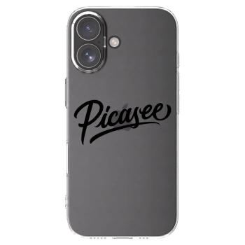 Picasee átlátszó szilikon tok az alábbi mobiltelefonokra Apple iPhone 17 - Picasee - old logo - black