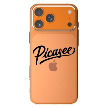 Picasee átlátszó szilikon tok az alábbi mobiltelefonokra Apple iPhone 17 Pro Max - Picasee - old logo - black