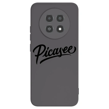 Picasee fekete szilikon tok az alábbi mobiltelefonokra Realme 12X - Picasee - old logo - black