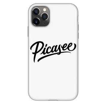 Szilikon tok erre a típusra Apple iPhone 11 Pro - Picasee - old logo - black