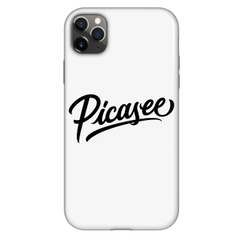 Szilikon tok erre a típusra Apple iPhone 11 Pro Max - Picasee - old logo - black
