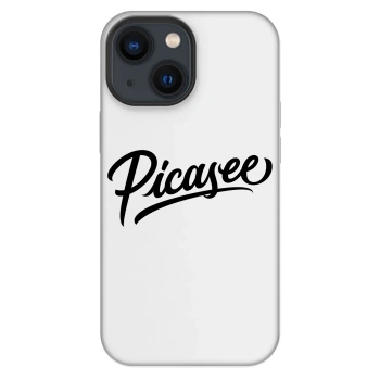 Szilikon tok erre a típusra Apple iPhone 13 mini - Picasee - old logo - black