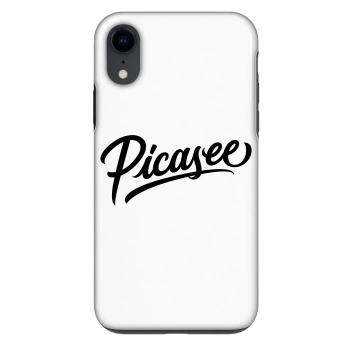 Szilikon tok erre a típusra Apple iPhone XR - Picasee - old logo - black