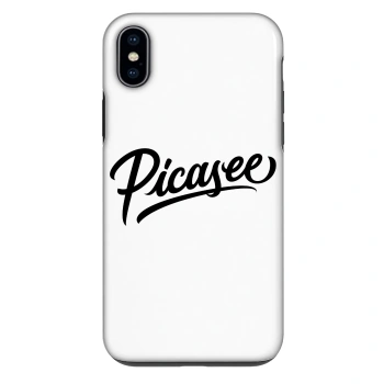 Szilikon tok erre a típusra Apple iPhone XS Max - Picasee - old logo - black