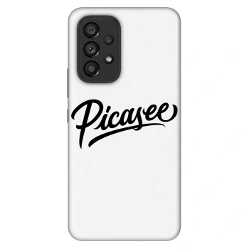 Szilikon tok erre a típusra Samsung Galaxy A53 5G A536 - Picasee - old logo - black