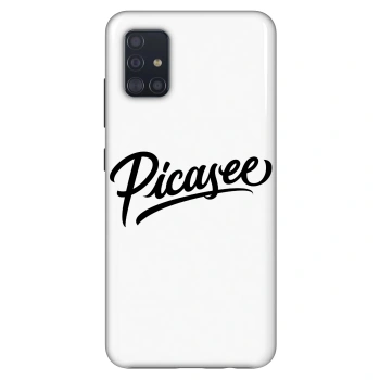 Szilikon tok erre a típusra Samsung Galaxy A51 A515F - Picasee - old logo - black