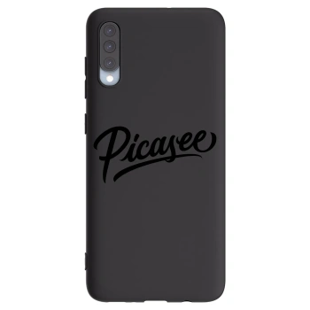 Picasee fekete szilikon tok az alábbi mobiltelefonokra Samsung Galaxy A70 A705F - Picasee - old logo - black