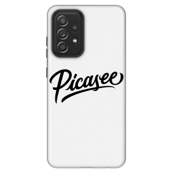 Szilikon tok erre a típusra Samsung Galaxy A52 5G A525F - Picasee - old logo - black