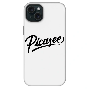 Szilikon tok erre a típusra Apple iPhone 14 Plus - Picasee - old logo - black