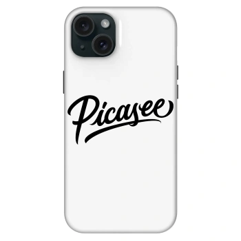 Szilikon tok erre a típusra Apple iPhone 15 Plus - Picasee - old logo - black