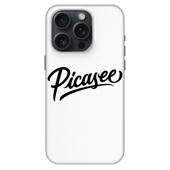 Szilikon tok erre a típusra Apple iPhone 15 Pro - Picasee - old logo - black