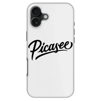 Szilikon tok erre a típusra Apple iPhone 16 Plus - Picasee - old logo - black