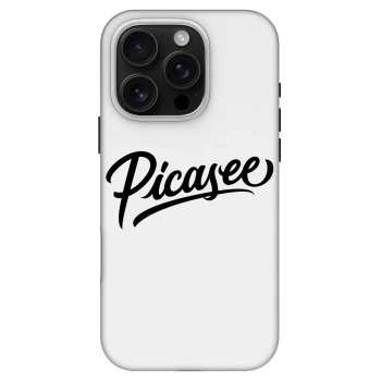 Szilikon tok erre a típusra Apple iPhone 16 Pro - Picasee - old logo - black