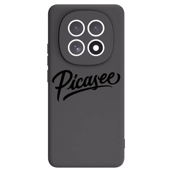 Picasee fekete szilikon tok az alábbi mobiltelefonokra Xiaomi Redmi Note 15 - Picasee - old logo - black