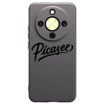 Picasee fekete szilikon tok az alábbi mobiltelefonokra Honor Magic8 Lite 5G - Picasee - old logo - black