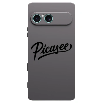 Picasee fekete szilikon tok az alábbi mobiltelefonokra Sony Xperia 10 VII - Picasee - old logo - black
