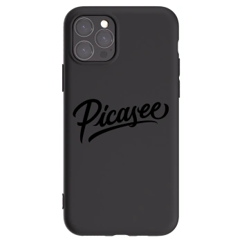 Picasee fekete szilikon tok az alábbi mobiltelefonokra Apple iPhone 11 Pro - Picasee - old logo - black