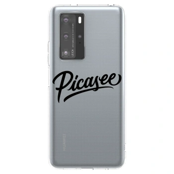 Tok az alábbi mobiltelefonokra Huawei P40 Pro - Picasee - old logo - black