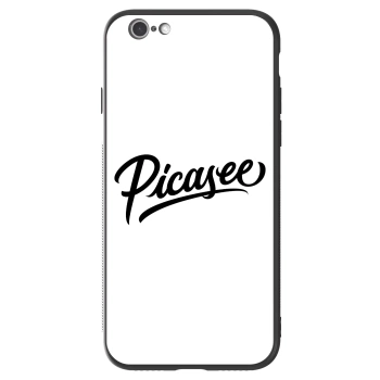 Szilikon tok erre a típusra Apple iPhone 6/6S - Picasee - old logo - black