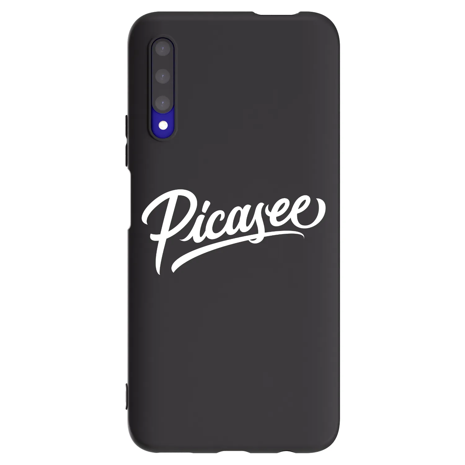 Picasee fekete szilikon tok az alábbi mobiltelefonokra Honor 9X Pro - Picasee - old logo - white