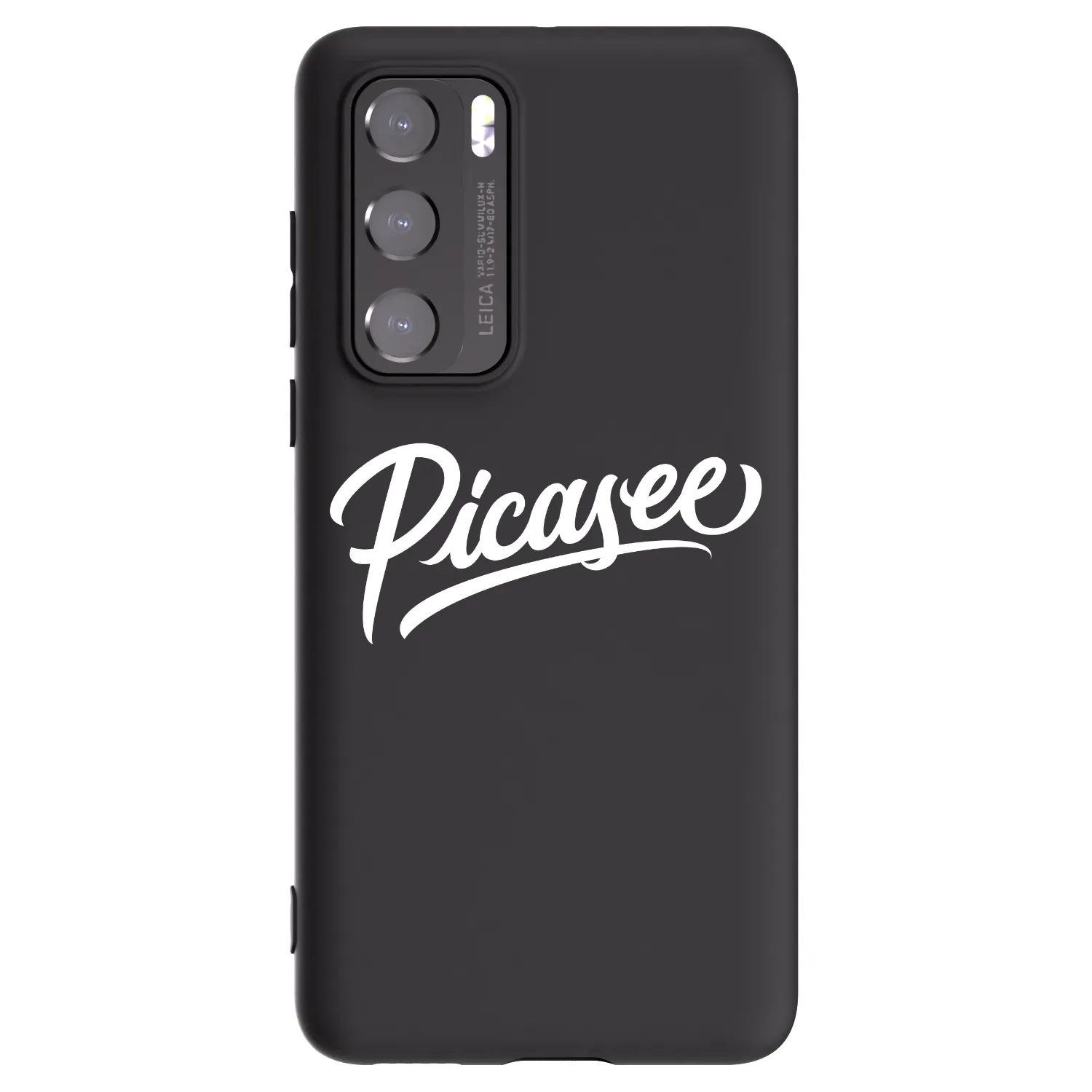 Picasee fekete szilikon tok az alábbi mobiltelefonokra Huawei P40 - Picasee - old logo - white