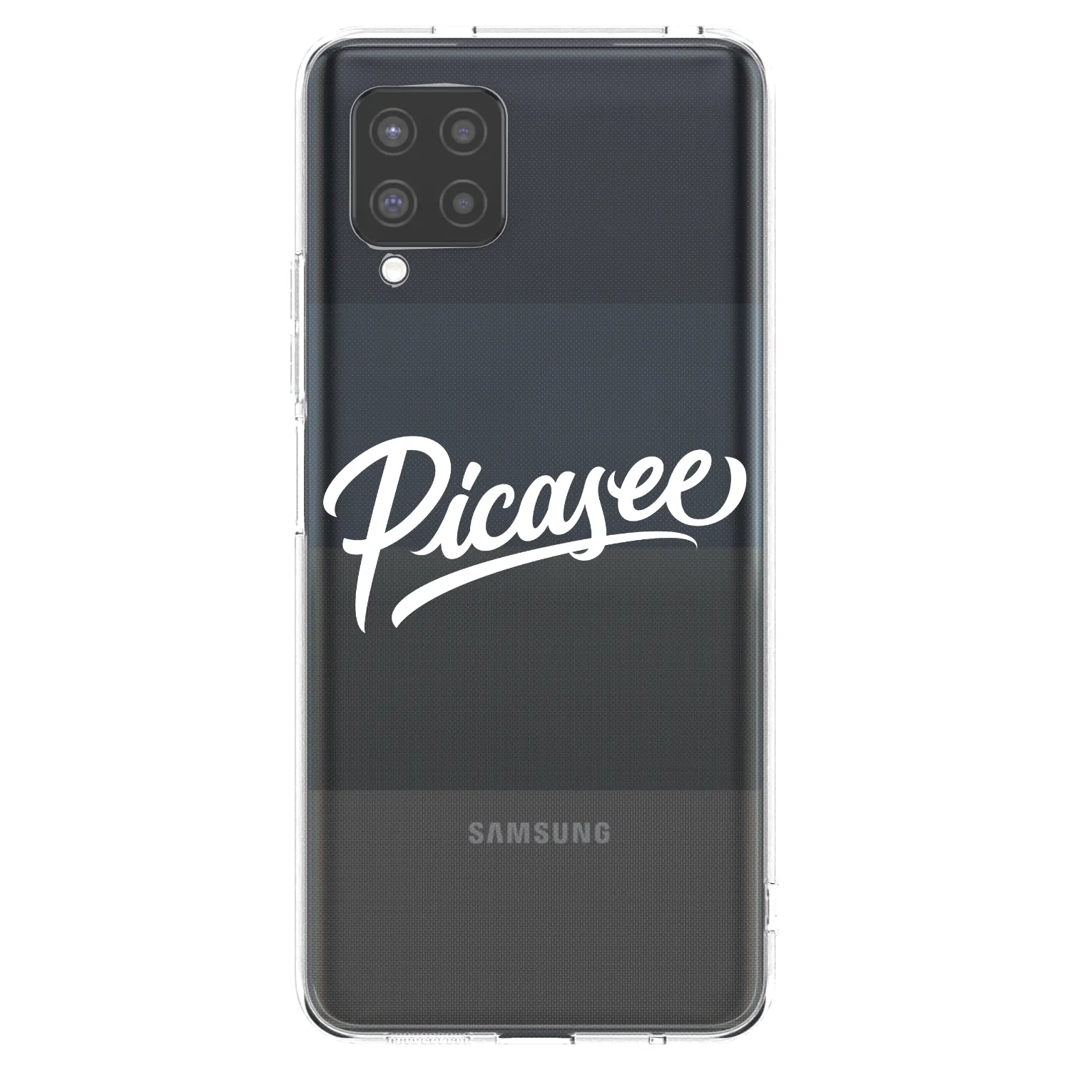 Picasee átlátszó szilikon tok az alábbi mobiltelefonokra Samsung Galaxy A42 A426B - Picasee - old logo - white