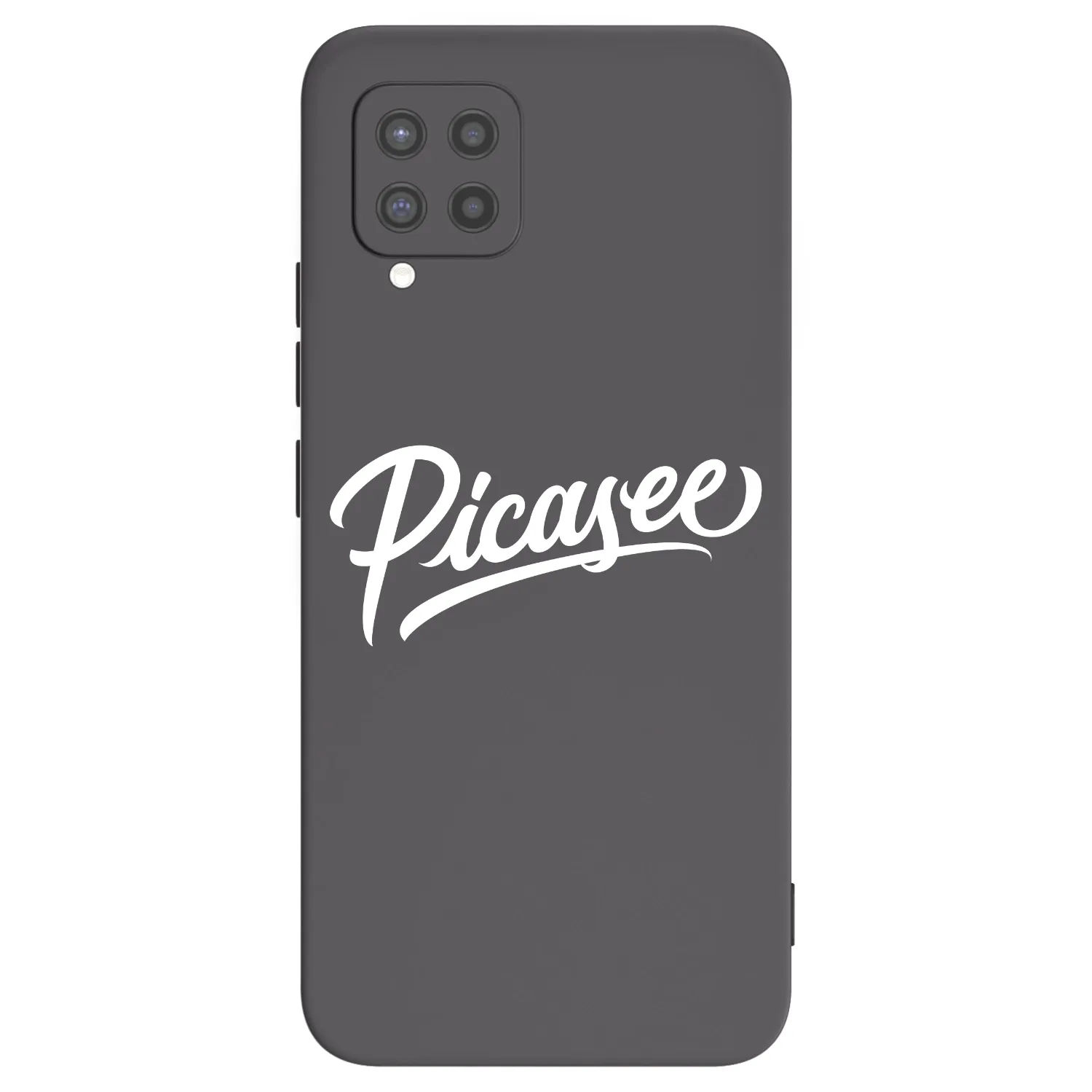Picasee fekete szilikon tok az alábbi mobiltelefonokra Samsung Galaxy A42 A426B - Picasee - old logo - white