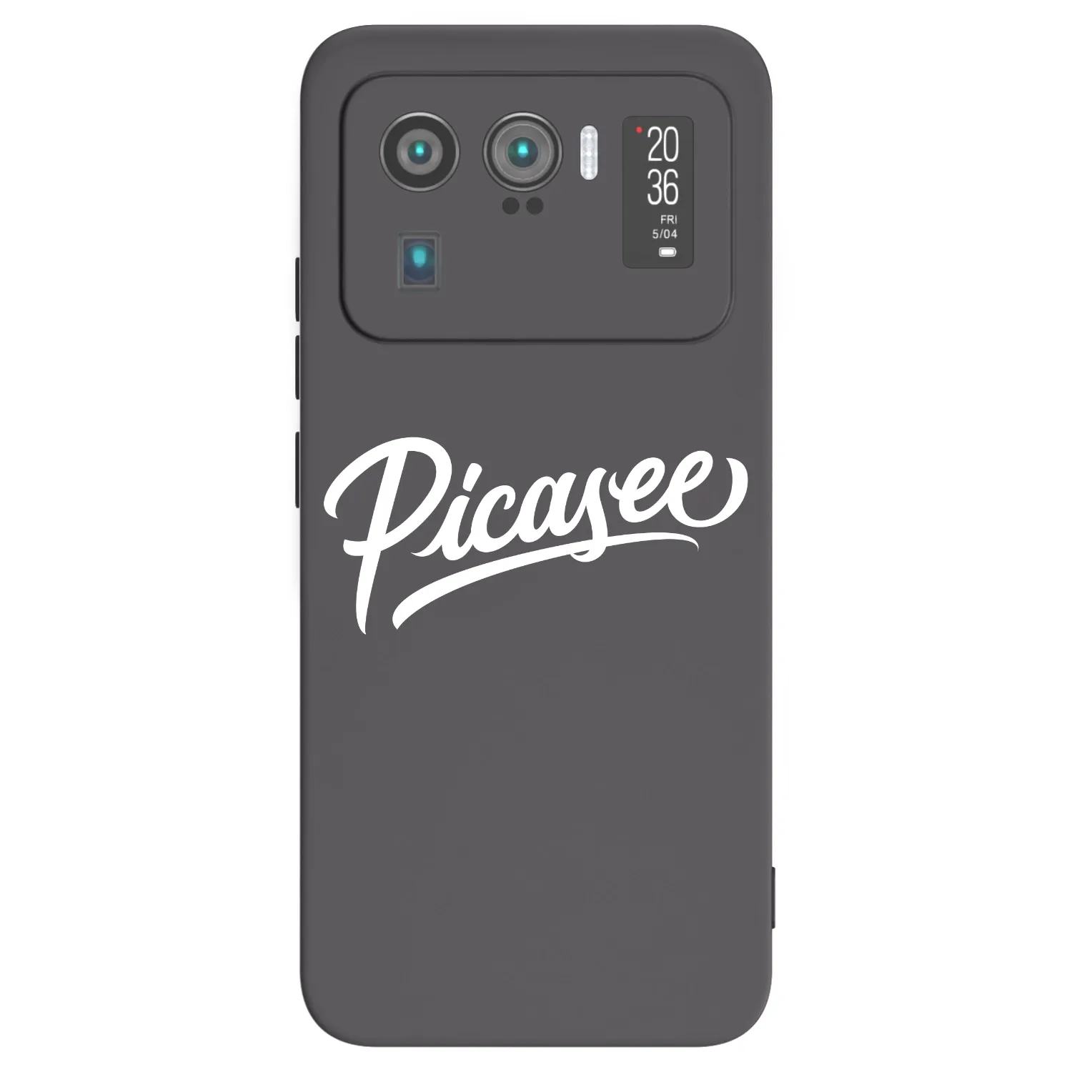 Picasee fekete szilikon tok az alábbi mobiltelefonokra Xiaomi Mi 11 Ultra - Picasee - old logo - white