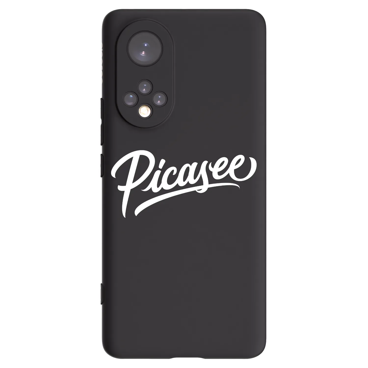 Picasee fekete szilikon tok az alábbi mobiltelefonokra Honor 50 5G - Picasee - old logo - white