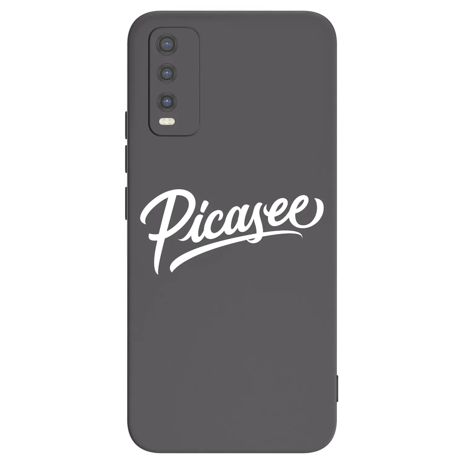 Picasee fekete szilikon tok az alábbi mobiltelefonokra Vivo Y20s - Picasee - old logo - white