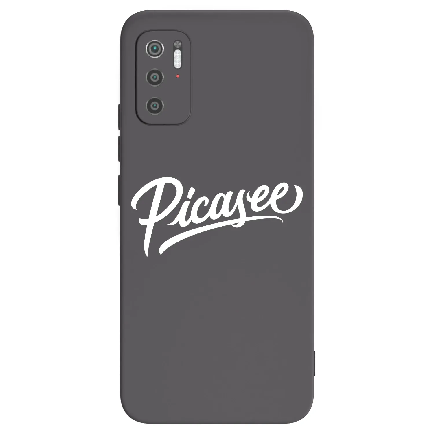 Picasee fekete szilikon tok az alábbi mobiltelefonokra Xiaomi Poco M3 Pro 5G - Picasee - old logo - white