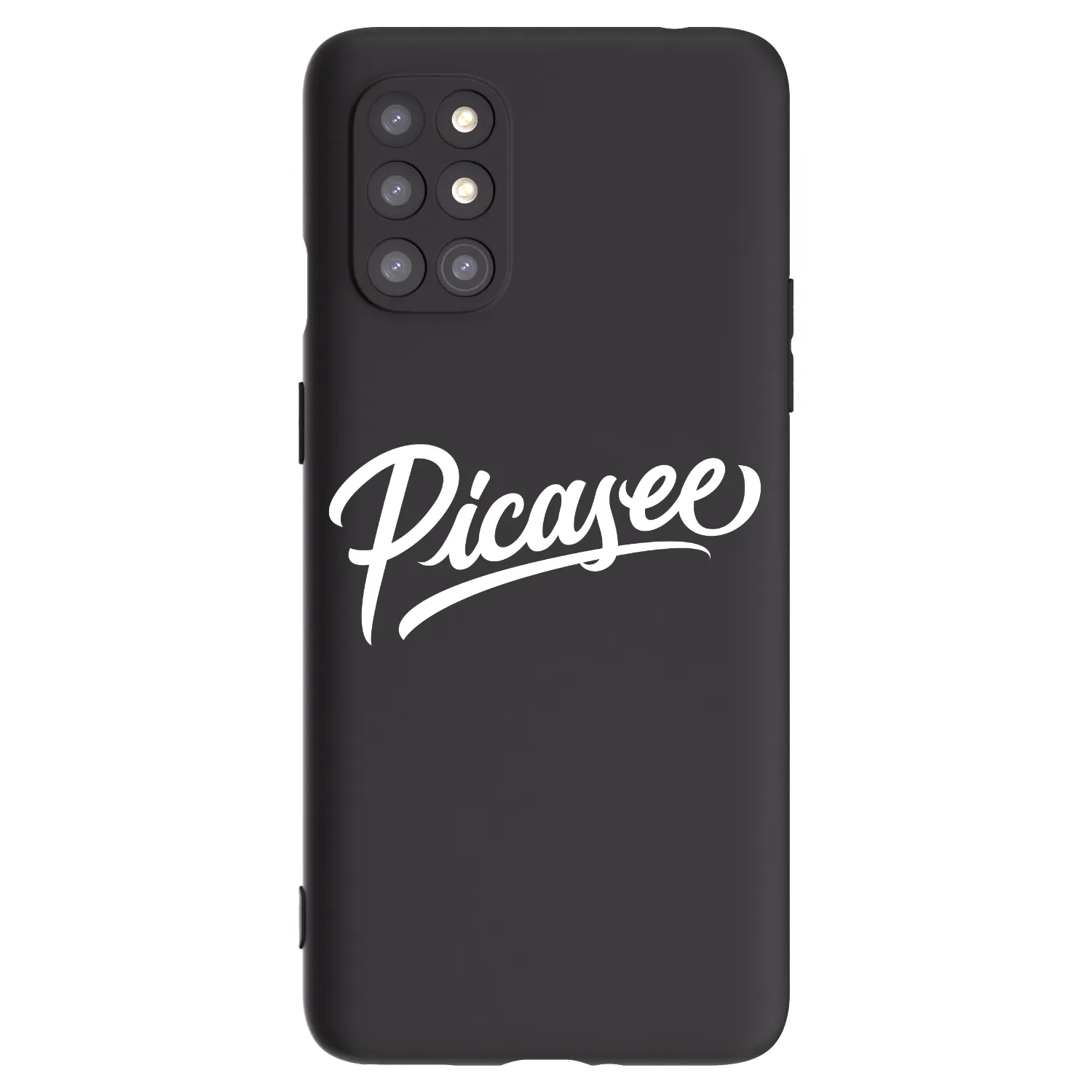 Picasee fekete szilikon tok az alábbi mobiltelefonokra OnePlus 8T - Picasee - old logo - white