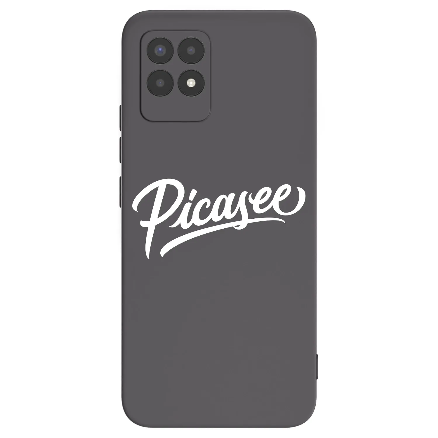 Picasee fekete szilikon tok az alábbi mobiltelefonokra Realme 8i - Picasee - old logo - white