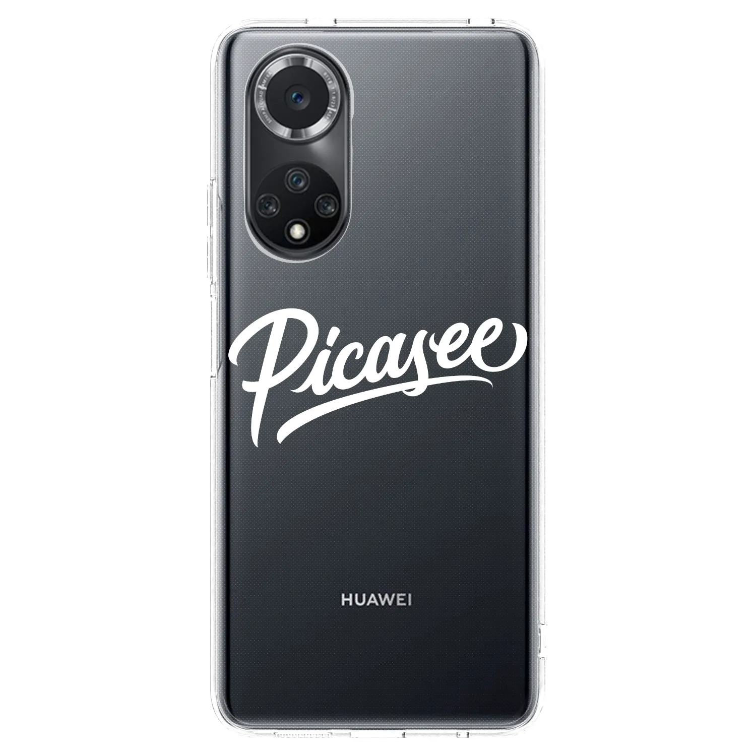 Picasee átlátszó szilikon tok az alábbi mobiltelefonokra Huawei Nova 9 SE - Picasee - old logo - white