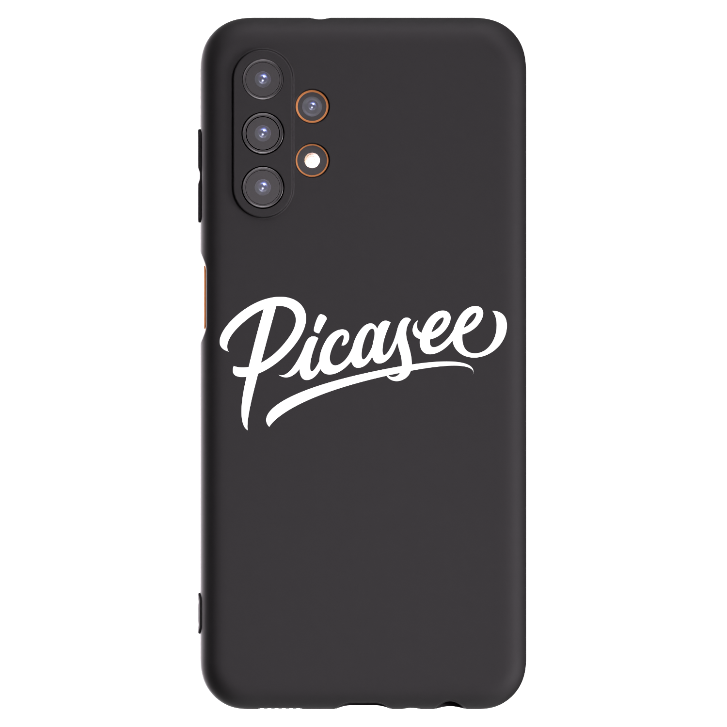 Picasee fekete szilikon tok az alábbi mobiltelefonokra Samsung Galaxy A13 4G A135 - Picasee - old logo - white