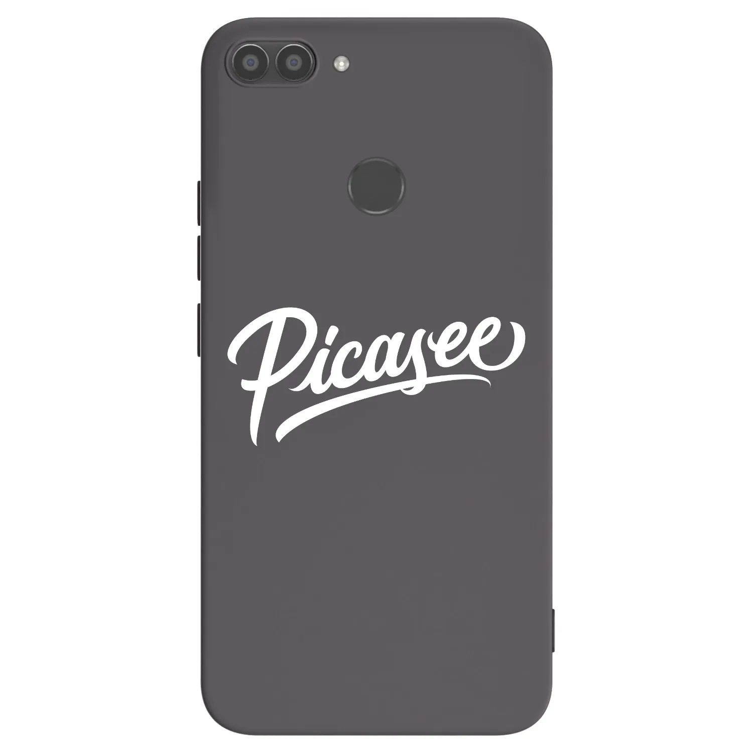 Picasee fekete szilikon tok az alábbi mobiltelefonokra Huawei P Smart - Picasee - old logo - white