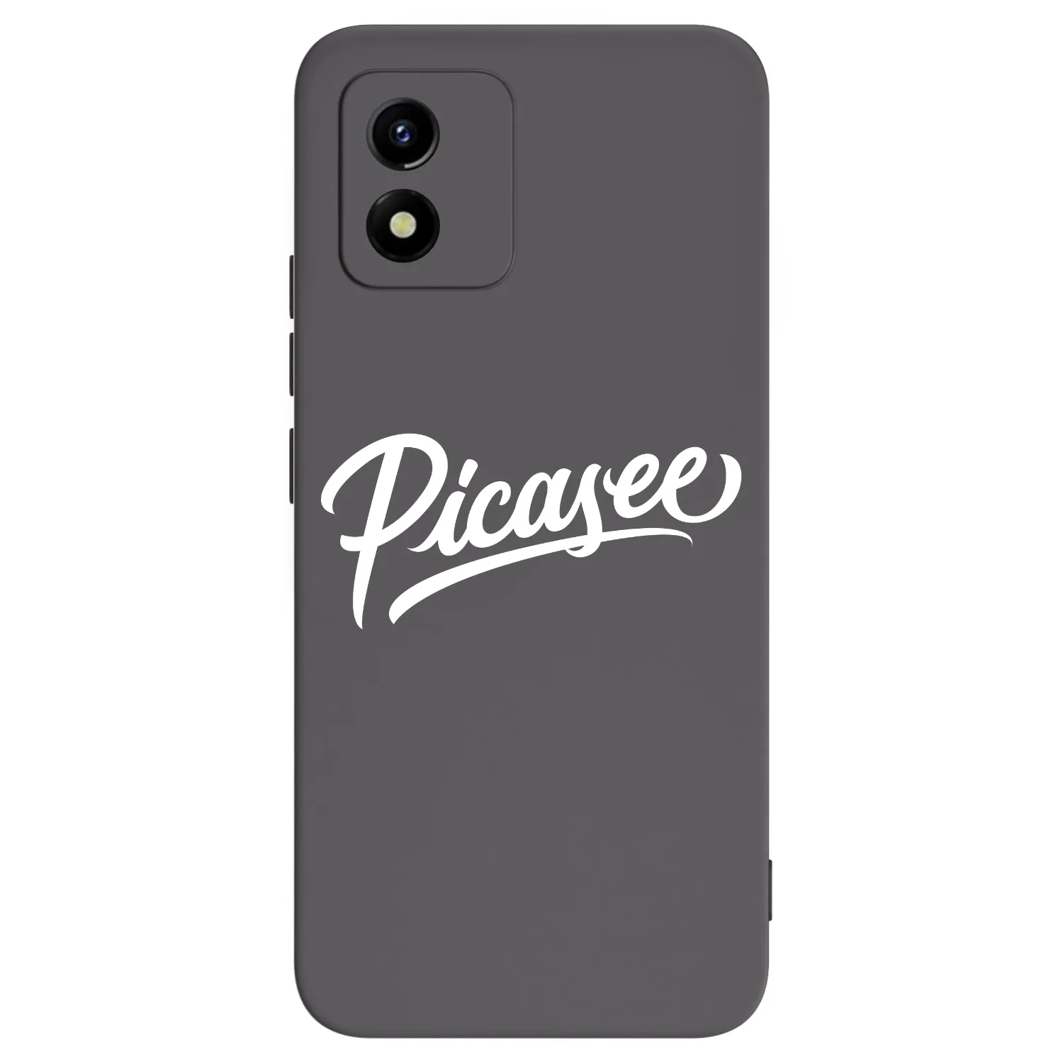 Picasee fekete szilikon tok az alábbi mobiltelefonokra Vivo Y01 - Picasee - old logo - white