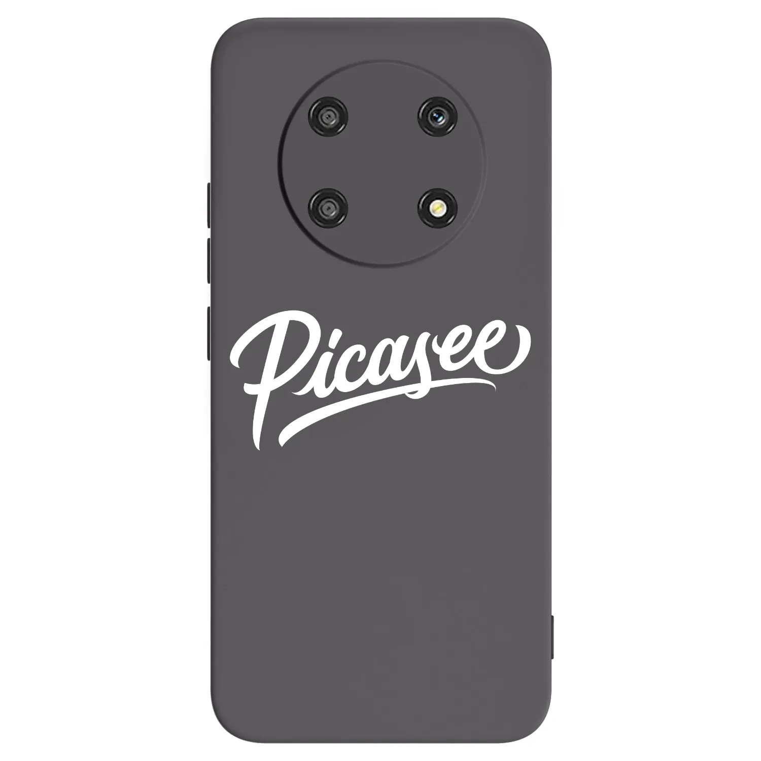 Picasee fekete szilikon tok az alábbi mobiltelefonokra Honor Magic4 Lite 5G - Picasee - old logo - white