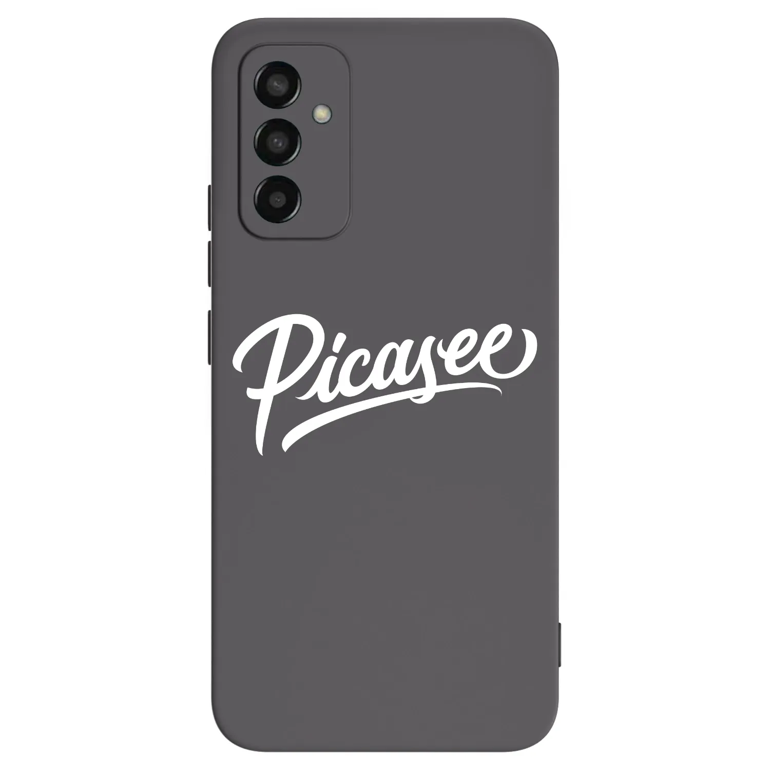 Picasee fekete szilikon tok az alábbi mobiltelefonokra Samsung Galaxy M13 M135F - Picasee - old logo - white