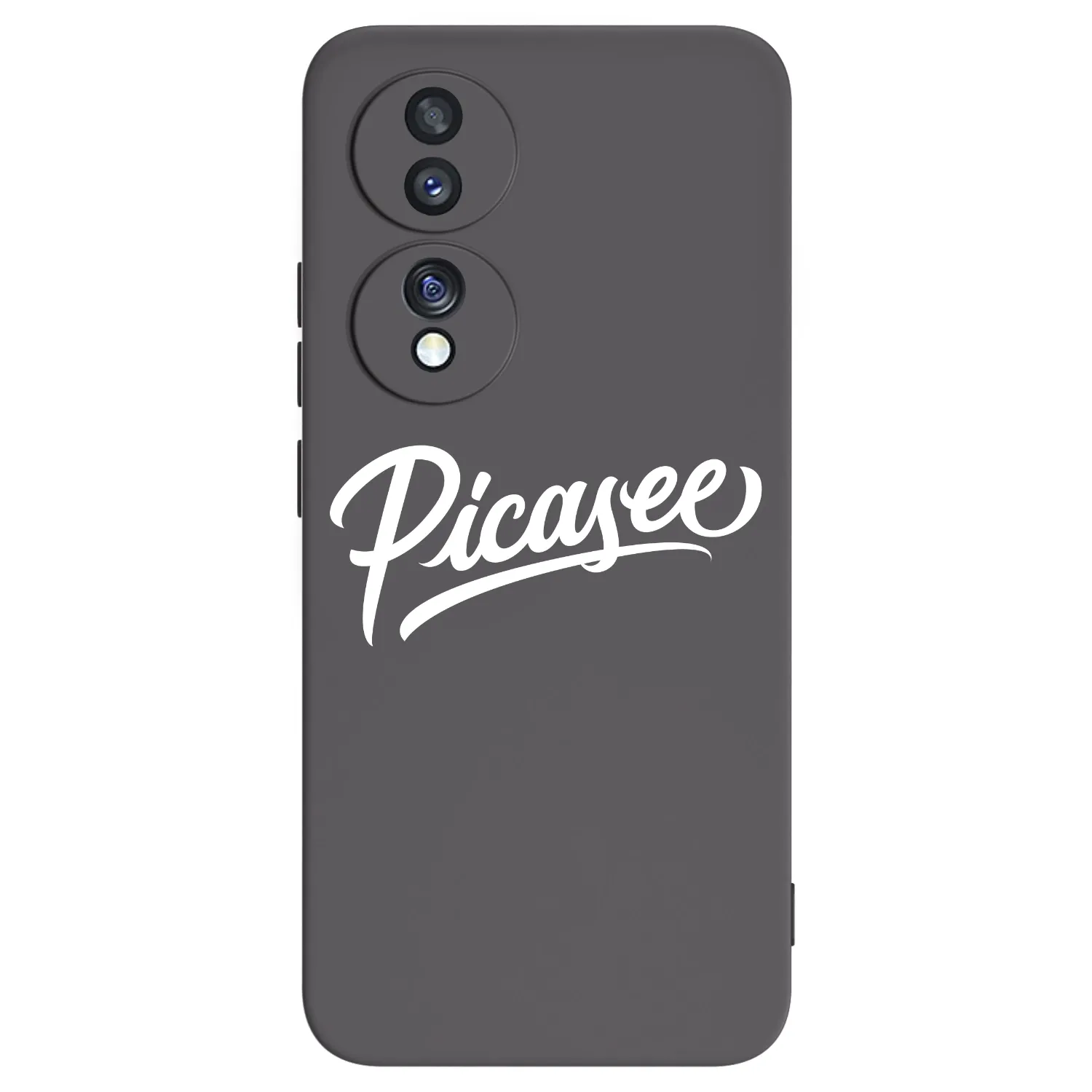Picasee fekete szilikon tok az alábbi mobiltelefonokra Honor 70 - Picasee - old logo - white