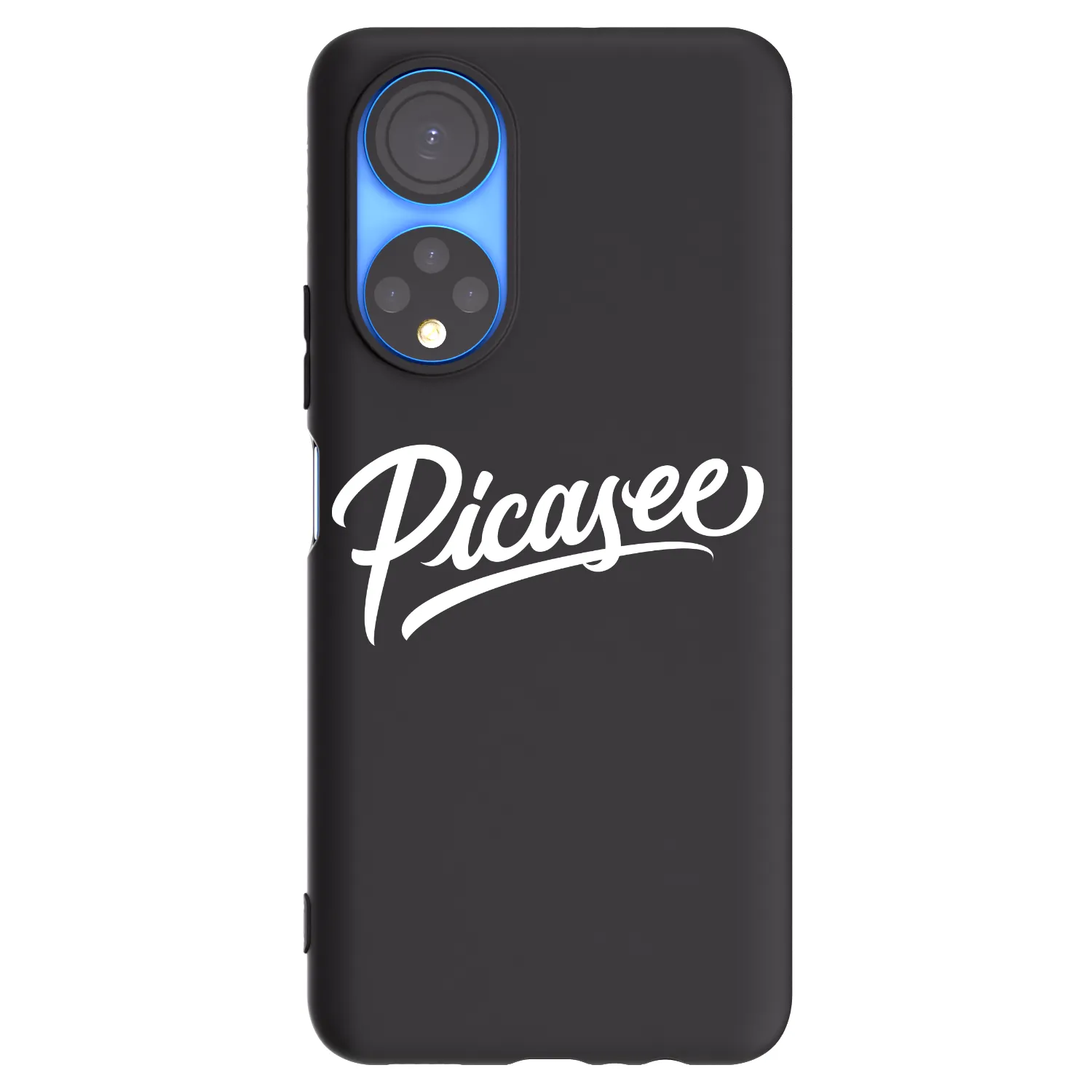 Picasee fekete szilikon tok az alábbi mobiltelefonokra Honor X7 - Picasee - old logo - white