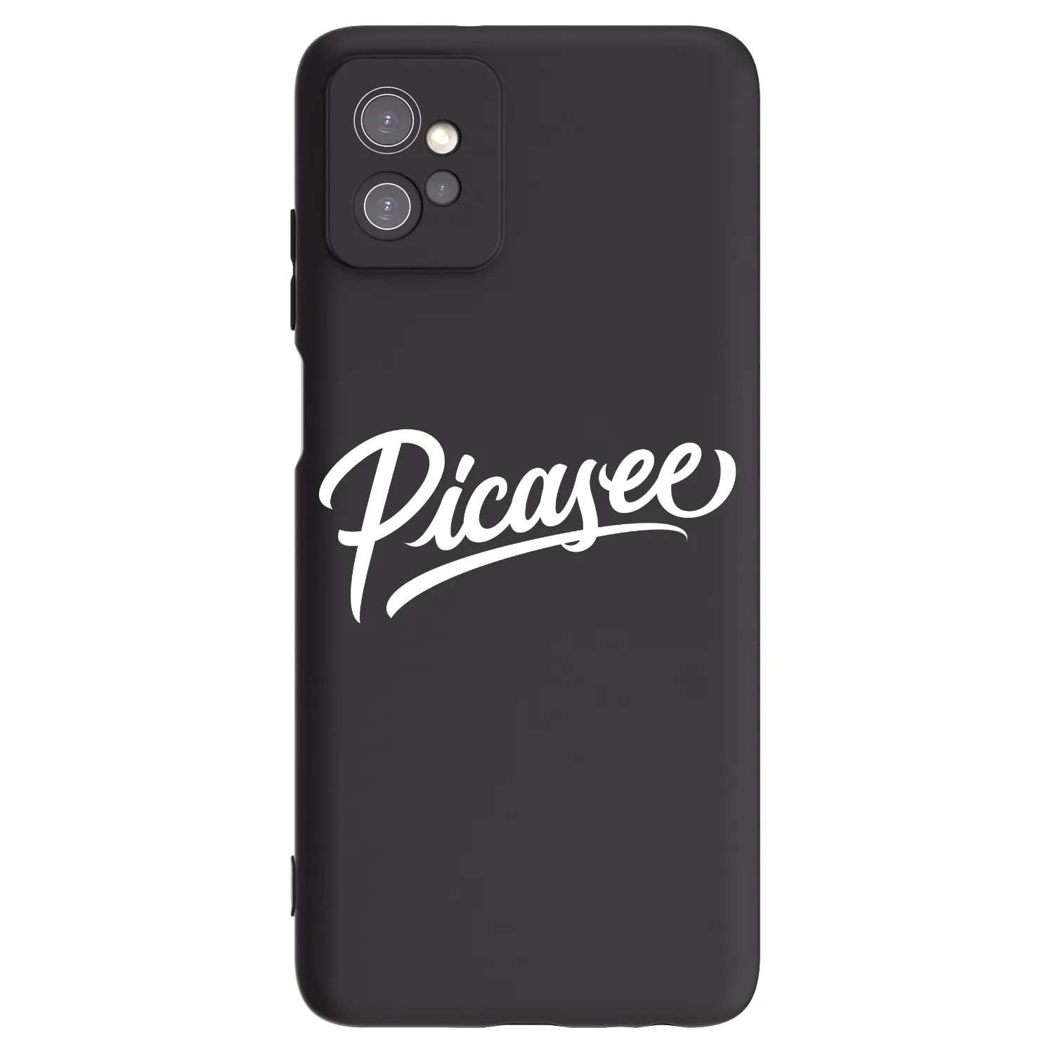 Picasee fekete szilikon tok az alábbi mobiltelefonokra Motorola Moto G32 - Picasee - old logo - white