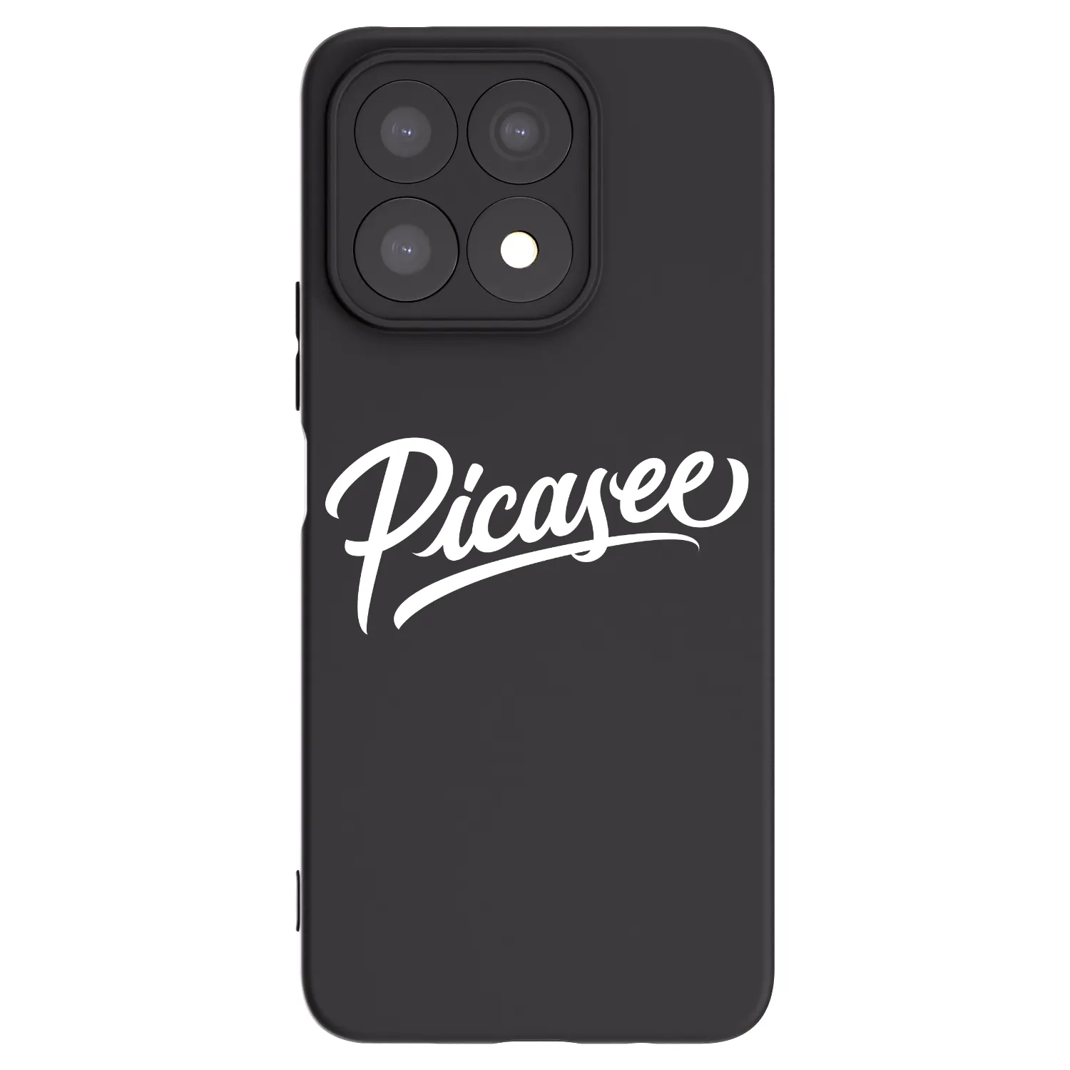 Picasee fekete szilikon tok az alábbi mobiltelefonokra Honor X8a - Picasee - old logo - white