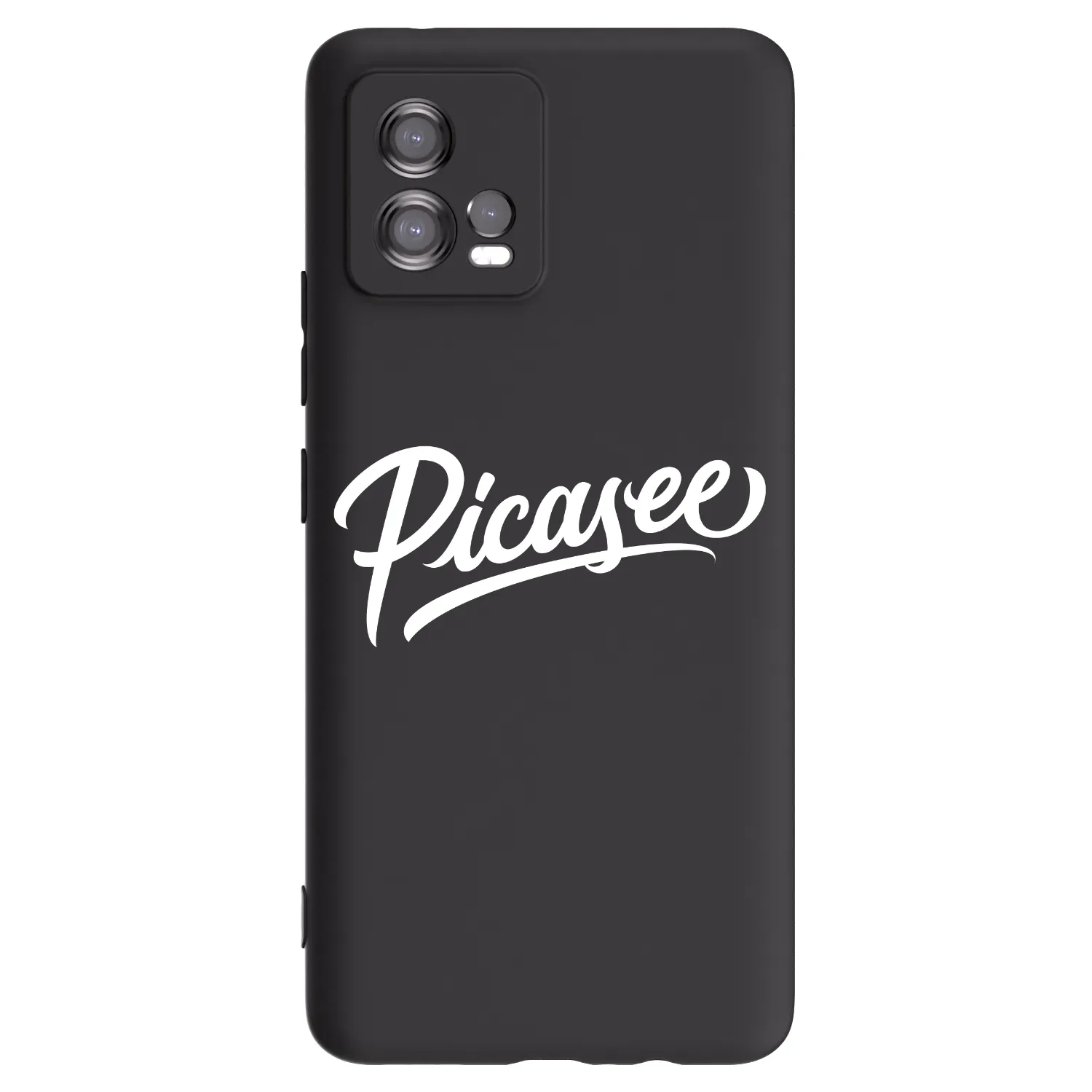 Picasee fekete szilikon tok az alábbi mobiltelefonokra Motorola Moto G72 - Picasee - old logo - white