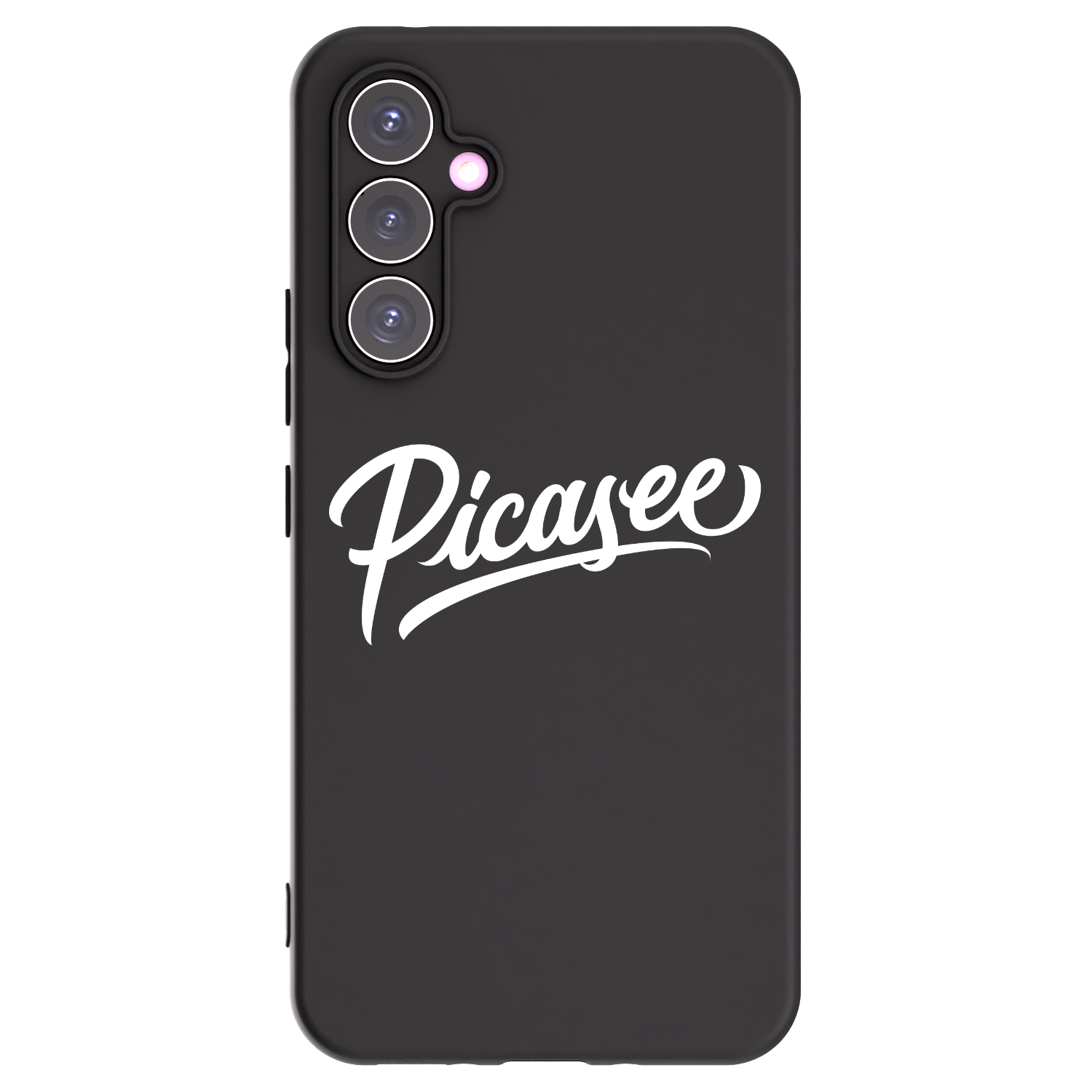Picasee fekete szilikon tok az alábbi mobiltelefonokra Samsung Galaxy A54 5G A546B - Picasee - old logo - white