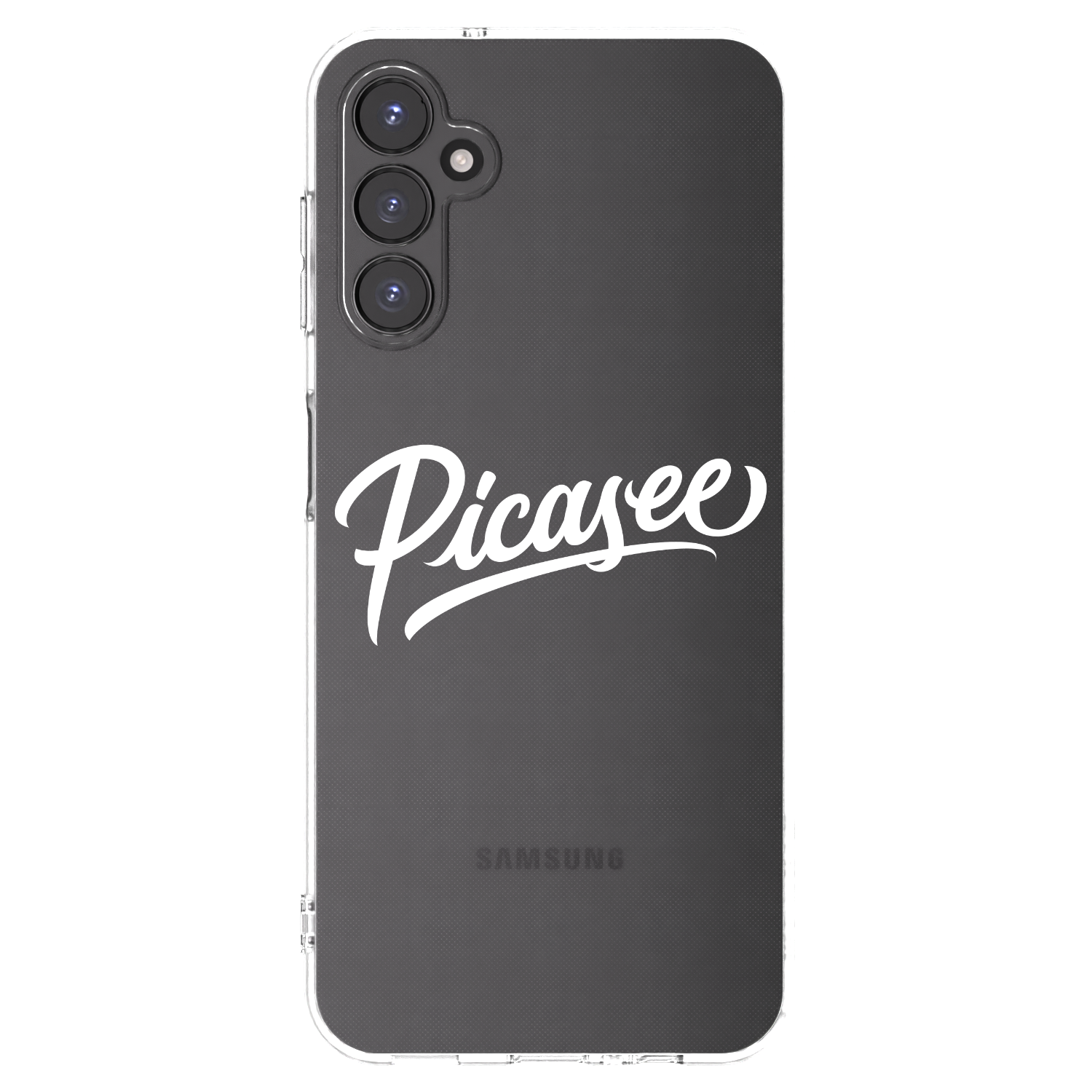 Picasee átlátszó szilikon tok az alábbi mobiltelefonokra Samsung Galaxy A14 4G A145R - Picasee - old logo - white