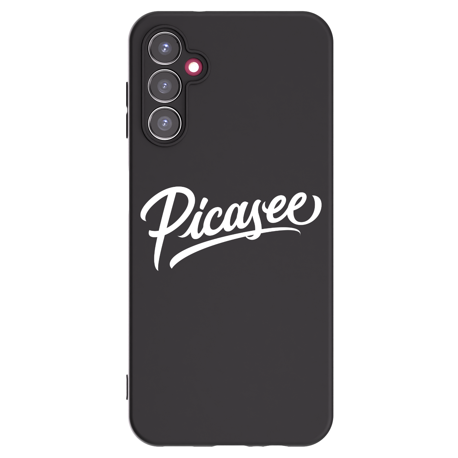 Picasee fekete szilikon tok az alábbi mobiltelefonokra Samsung Galaxy A14 5G A146P - Picasee - old logo - white