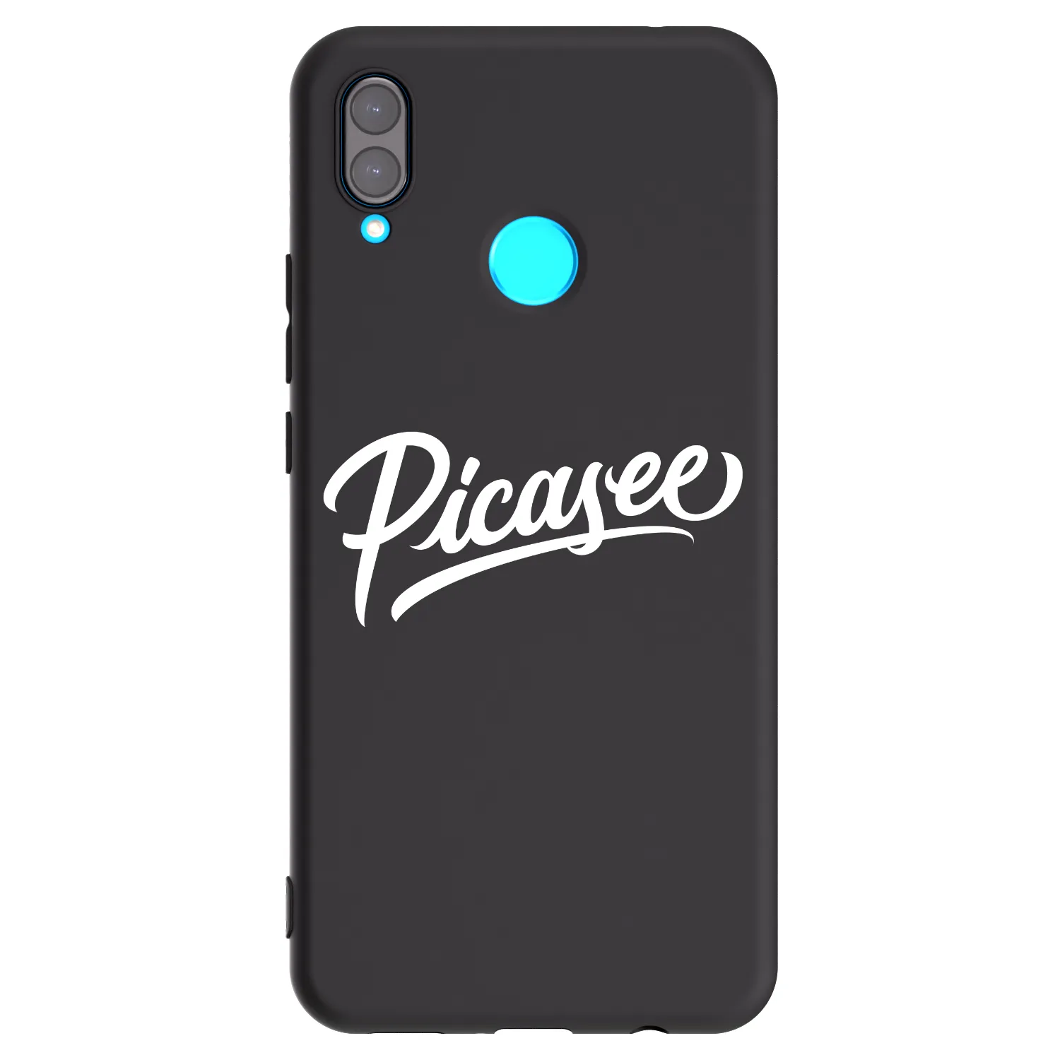 Picasee fekete szilikon tok az alábbi mobiltelefonokra Huawei Nova 3i - Picasee - old logo - white