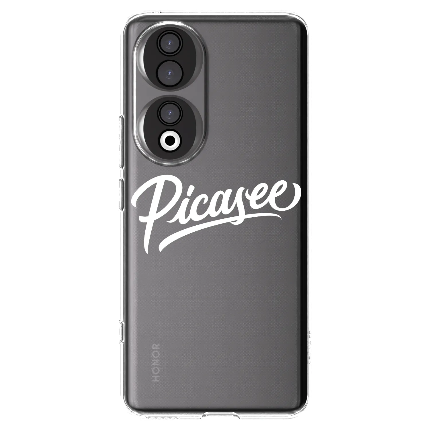 Picasee átlátszó szilikon tok az alábbi mobiltelefonokra Honor 90 5G - Picasee - old logo - white